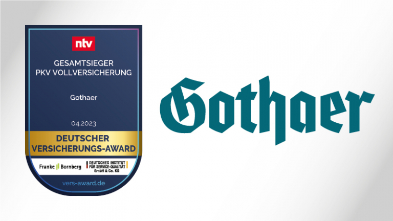 Deutscher Versicherungs-Award 2023 - Gesamtsieger PKV Vollversicherung